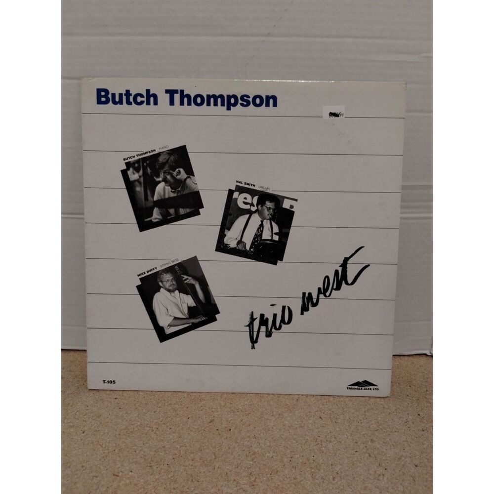 Butch Thompson Canada import LP Trio West Triangle Jazz T-105